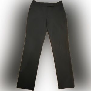 WHITE HOUSE BLACK MARKET size 0R women’s black slack pant work straight leg